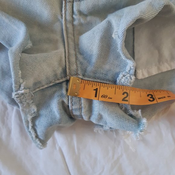 One Teaspoon Bandits Denim Cut-Off Shorts - Picture 5 of 7